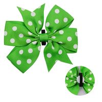 Colliers à nœud papillon à pois pour chiens et chats, nœuds papillon détachables en forme de queue – Accessoires pour animaux de compagnie en polyester de style européen-américain pour photos
