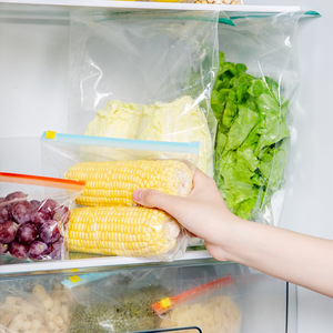 Slider Zipper <b>Freezer</b> Bags 20x15cm Food Grade With Flash Seal For Storage - Product Image 5
