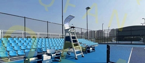 Gazon synthétique de tennis APEX Royal Blue Green, design intégré, pour toutes les surfaces, idéal pour les terrains de tennis de campus et les espaces de loisirs. - Product Image 6