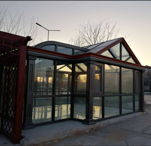 Jardin contemporain Design cadre en aluminium toit en verre véranda 4 saisons véranda maison en verre véranda - Product Image 6