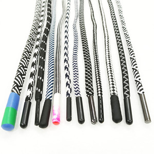 Trắng Đen Màu Polyester Vòng Dây Kéo Biểu Tượng Tùy Chỉnh Nhựa Bullet Mẹo Dây Kéo Chuỗi Cho Hàng May Mặc Tráng Kết Thúc - Product Image 3