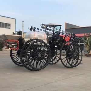 Pertanian Fumigator otomatis 1000L traktor Self propeled Sugarcane tinggi Ground Clearance Boom Sprayers penyebar - Product Image 3
