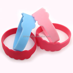 Doppio strato giallo e grigio Silicone reversibile braccialetti ascesi in gomma per la fascia <span class=keywords><strong>testimone</strong></span> per scopi promozionali - Product Image 4