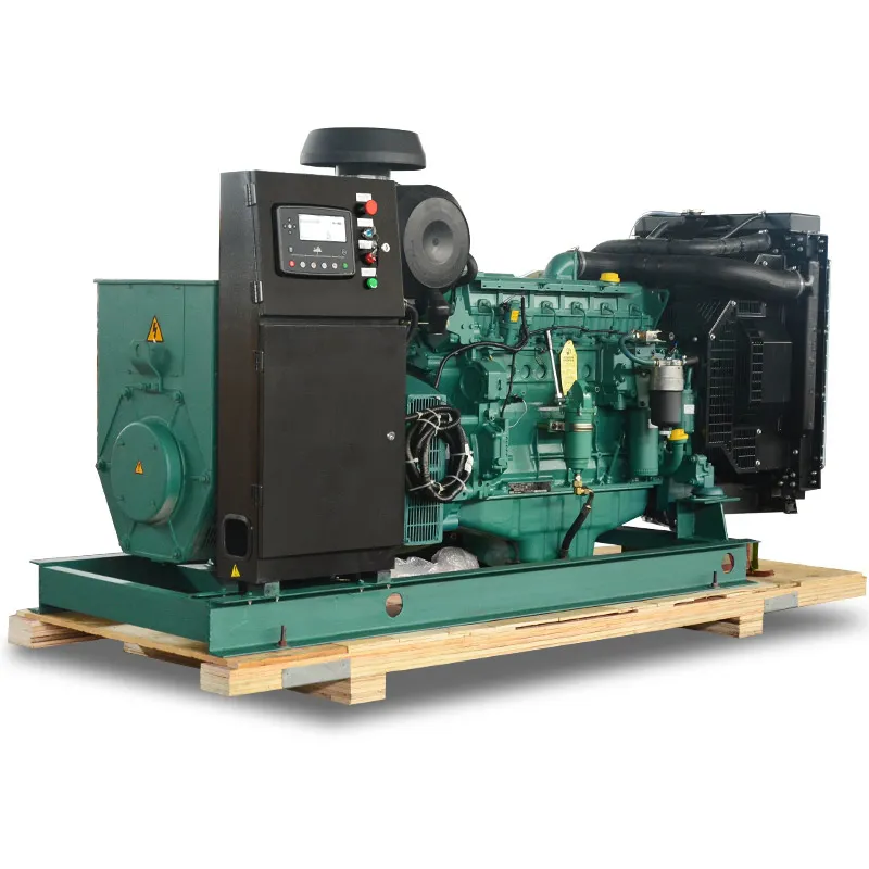 Powered by Volvo TAD754GE engine prime power 250kva open diesel generator factory price