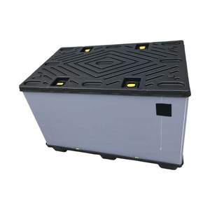 Bán buôn mẫu miễn phí chất lượng cao PP bong bóng bảo vệ Pallet tay áo <span class=keywords><strong>container</strong></span> hộp lưu trữ cho hàng hóa thiết bị lưu trữ - Product Image 3