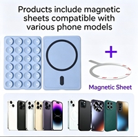 Soporte Magnético de Silicona para Teléfono con Logotipo Personalizado, Antideslizante, Compatible con iPad, Uso en Múltiples Superficies, Portátil, Venta al Por Mayor