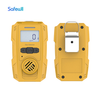 Safewill Mini Taşınabilir Tekli Gaz Dedektörü H2S Karbon Monoksit Monitörü 0-100ppm Atex Sertifikalı Taşınabilir Gaz Dedektörü