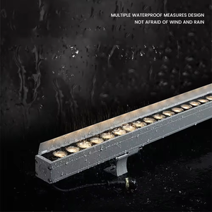 Éclairage linéaire transparent pour mur extérieur de bâtiment, IP65, éclairage de façade de bâtiment, éclairage mural LED, éclairage décoratif - Product Image 2