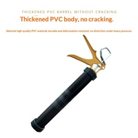 Pistolet à colle structurelle 995 à poignée souple, type pression, mécanisme d'arrêt automatique épaissi, résistant aux intempéries, pour mastic verre