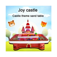 Table de sable cinétique pour enfants, parc d'attractions interactif, table ronde, machine de sable, dessin animé magique, voiture