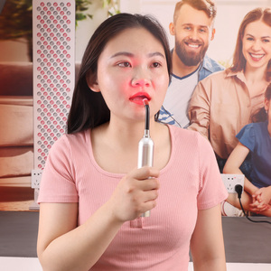 Ideatherapy liệu pháp ánh sáng đỏ bút thiết bị 5 <span class=keywords><strong>LED</strong></span> cầm tay đèn pin xung ánh sáng đỏ trị liệu Torch Wand - Product Image 6