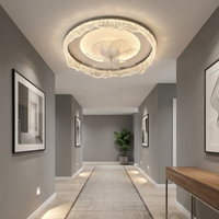 Plafonnier Premium avec Ventilateur et Télécommande, Éclairage LED à Panneaux 3 Couleurs Changeables pour Maison Moderne - Fournisseur en Gros