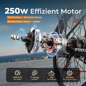 Bicicleta Eléctrica S700-1 de 27.5 Pulgadas, 60 km de Autonomía, 5 Niveles de Velocidad, para Uso Diario, para Hombre, Disponible en UE/Reino Unido, Pedido al por Mayor OEM/ODM, Varun - Product Image 2