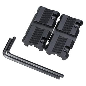 Adaptador de Montaje LUGER de Aleación de Aluminio de Alta Calidad de 11 mm a 20 mm, 2 Piezas, Adaptador para Mira Telescópica con Llave - Product Image 1