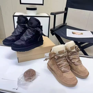 Botas de Nieve de Moda para Mujer y Hombre, Tendencia 2025, Alta Calidad, Grado A, Forro de Lana, Súper Cálidas, de Cuero, para Exteriores - Product Image 4