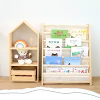 Детская деревянная полка в форме домика для детской комнаты, книжный шкаф Монтессори, детская мебель, книжная полка