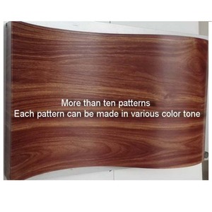 Venta caliente Diseño moderno Grano de madera Panel compuesto de aluminio Materiales de construcción ignífugos antiestáticos para la construcción de casas - Product Image 2