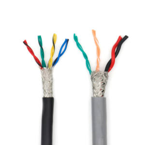 16AWG สาย18AWG เกลียว24คู่ <span class=keywords><strong>pltc</strong></span> สายเคเบิลป้องกันหน้าจอ1มม. - Product Image 4