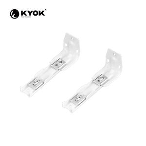 Riel de Cortina Flexible de Aleación de Aluminio Moderno KYOK, Polea Suave, Instalación Fácil en 1 Minuto, Resistente a la Oxidación, para Dormitorio, Baño y Hogar - Product Image 6