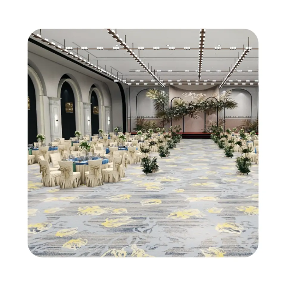 Axminster ковер 80% шерстяной 20% нейлоновый роскошный Пятизвездочный гостиничный коридор Банкетный зал коммерческий от стены до стены огнестойкий ковер