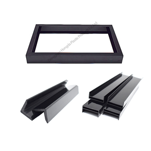 Prix d'usine, tubes carrés/rectangulaires en <span class=keywords><strong>PVC</strong></span>/ABS/HDPE sur mesure, extrusion plastique, profil <span class=keywords><strong>PVC</strong></span> carré - Product Image 4