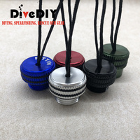 Capuchon anti-poussière mâle en aluminium DIN, protecteur de première étape de régulateur de plongée avec cordon, multicolore, capuchon anti-poussière pour régulateur de plongée