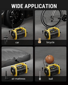 <span class=keywords><strong>AC</strong></span>/ DC Máy Nén Khí Xe Lốp Inflator Heavy Duty Bơm Lốp Bơm Hơi Ánh Sáng Trọng Lượng Xách Tay - Product Image 6