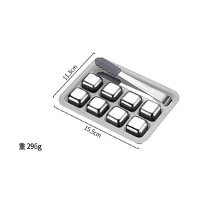 Uống thép không gỉ Whisky lạnh đá tái sử dụng <span class=keywords><strong>ICE</strong></span> CUBE Whisky đá - Product Image 3