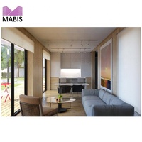 Maisonnette préfabriquée en acier léger galvanisé, design modulaire de luxe pour villa de villégiature résidentielle