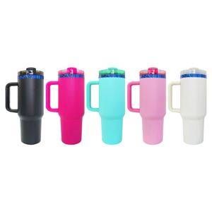 40oz Blue Plated Underneath Insulated <b>Cup</b> Stainless Steel Tumbler for Laser Engraving - Product Image 1