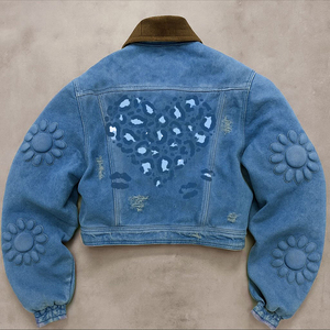 Vestes en jean pour hommes DiZNEW Vestes et manteaux de créateurs personnalisés Nouveauté Veste de haute qualité résistante - Product Image 2