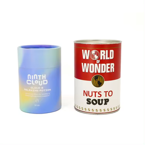 Bote de té de grado alimenticio de aluminio biodegradable, tubo de papel, latas redondas de Metal, tubo de té de café, caja cilíndrica, embalaje - Product Image 6