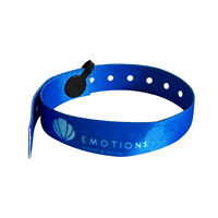 Bracelet en tissu vierge anti-effraction pour sublimation | Bracelet en polyester en gros pour festival de musique - Compatible avec la sublimation