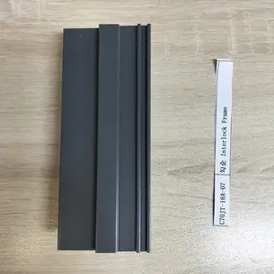 Guangdong Interlock Aluminum Alloy Extrusion Profiles For Africa Sliding Door And Window Frames