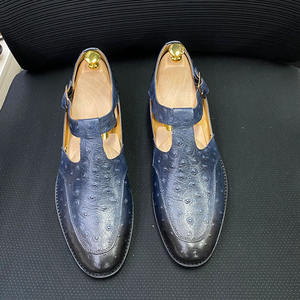 Nuevos Zapatos Casuales de Piel Vacuna Brillante de Lujo 2026, Zapatos de Otoño para Hombre de Negocios a la Moda, Impermeables y que Aumentan la Estatura - Product Image 3