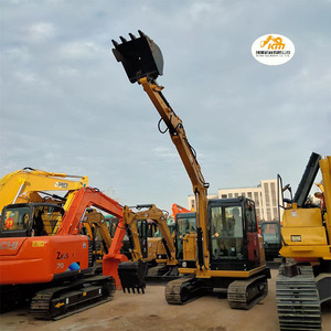 95% nouveau chat 305.5E2 Mini maison pelle sur chenilles Caterpillar 305.5 E2 avec piste en caoutchouc et pouce utilisé pelle agricole à vendre - Product Image 1