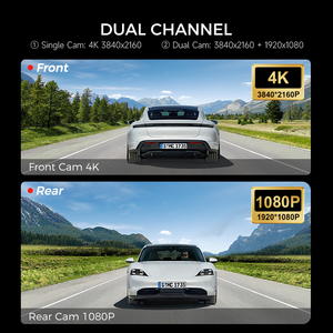 AZDOME AR09 대시 캠 4K 미러 Dashcam 9.66 인치 터치 스크린 자동차 블랙 박스 <span class=keywords><strong>Dvr</strong></span> 레코더 와이파이 주차 모니터 Dashcam - Product Image 5