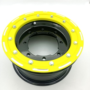 Piezas para ATV UTV Rines de Aluminio Beadlock de Carreras 10X5 para <span class=keywords><strong>Raptor</strong></span> <span class=keywords><strong>700</strong></span> Banshee 350 YFZ450 450r LTZ400 con Anillo Negro Fresado - Product Image 4