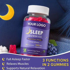Gummies <span class=keywords><strong>de</strong></span> soutien au sommeil au citrate <span class=keywords><strong>de</strong></span> magnésium <span class=keywords><strong>de</strong></span> marque privée avec magnésium et mélange d'herbes pour <span class=keywords><strong>la</strong></span> mémoire et le sommeil - Product Image 4