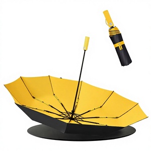 Three-fold 27-inch Large Umbrella Cover Increase Sunshade Black <b>Sunscreen</b> Folding Men's Manufacturers Spot Printing - Product Image 1