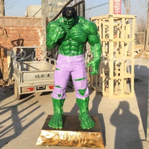 Estatua de <span class=keywords><strong>Hulk</strong></span> de Fibra de Vidrio de Tamaño Real con Temática de Película de Cine Famoso - Product Image 2