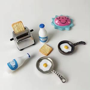 מותאם אישית 3d מקרר מזון ארוחת בוקר למזכרות מקרר - Product Image 6