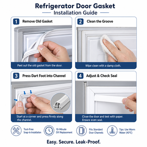 Tira de Sellado Magnética <span class=keywords><strong>Universal</strong></span> para Puertas de Refrigerador, Servicio Personalizado para Vitrinas y Refrigeradores - Product Image 5