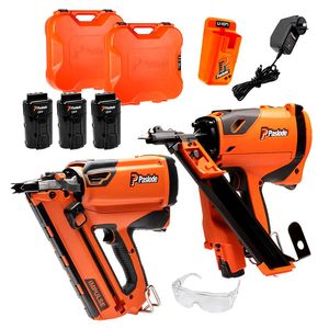 Paslodes S20517 7.4V 2.2Ah Li-ion Brushless Motor Cordless Rechargeable <b>DIY</b> Portable Nail Gun FrameMaster PPN 2pce <b>Kit</b> - Product Image 3