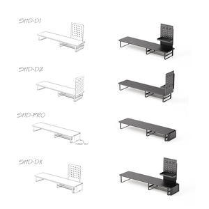 Phong cách hiện đại bàn Pegboard tường hiển thị Organizer dọc máy tính xách tay đứng bằng gỗ màn hình đứng cho văn phòng Quản Lý Nhà - Product Image 3