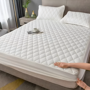 Nouvelle housse de matelas imperméable à motifs, taille personnalisée, protège-matelas matelassé avec jupes de lit, vente en gros - Product Image 5