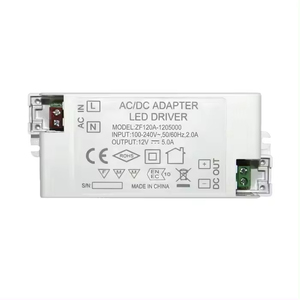 Trắng siêu mỏng 50/60Hz Điện áp không đổi dẫn lái xe 48V 1.2A 57.6 Wát DC chuyển mạch cung cấp điện cho <span class=keywords><strong>LED</strong></span> chiếu sáng - Product Image 1