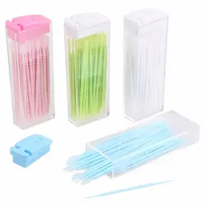 2 in 1 multifunzione vernice Dentale oral care Igiene di stuzzicadenti di plastica spazzolino da denti sbiancamento dei denti strumento di prodotti