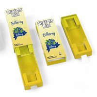 Boîte de chariot de papier à tiroir vide à l'épreuve des enfants Boîte d'emballage de cartouche jetable imprimée personnalisée de 0.5ml 1ml Boîte de résistance aux enfants
