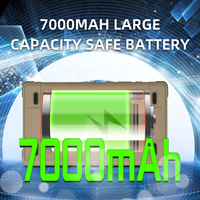 Tablet PC Industrial Resistente X7 Octa Core 8+128G IP68 Resistente al Agua 2600 Nit Ultra Brillante Pantalla de 7" 1080x1920 USB Tipo-C Android 13